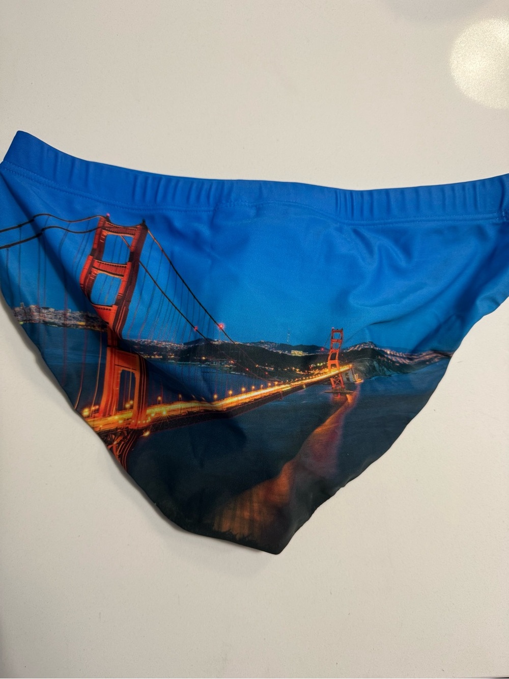 NIT Blue Golden Gate Bridge Swim Briefs - Picture 2 of 3